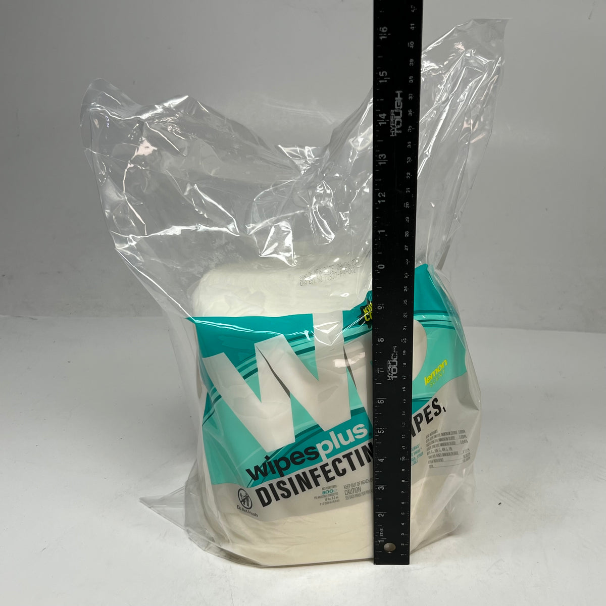 CARLISLE (4 PACK - 3200 Total) Disinfecting Surface Wipes Refill Bag Sz 8" x 6" White 37301