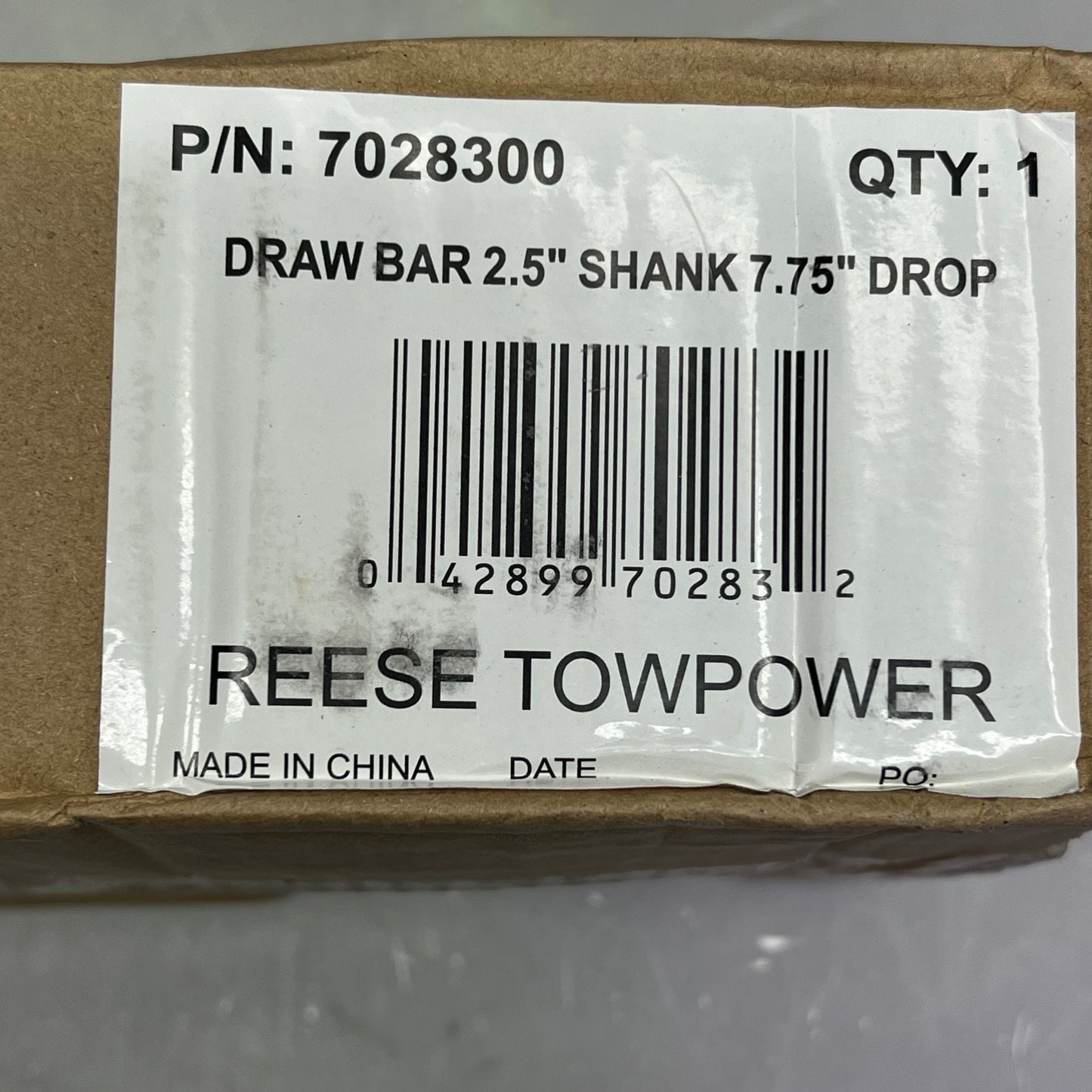 REESE TOWPOWER Hitch Ball Mount Draw Bar 2.5" Shank 7.75"Drop 13,000 Lbs 7028300