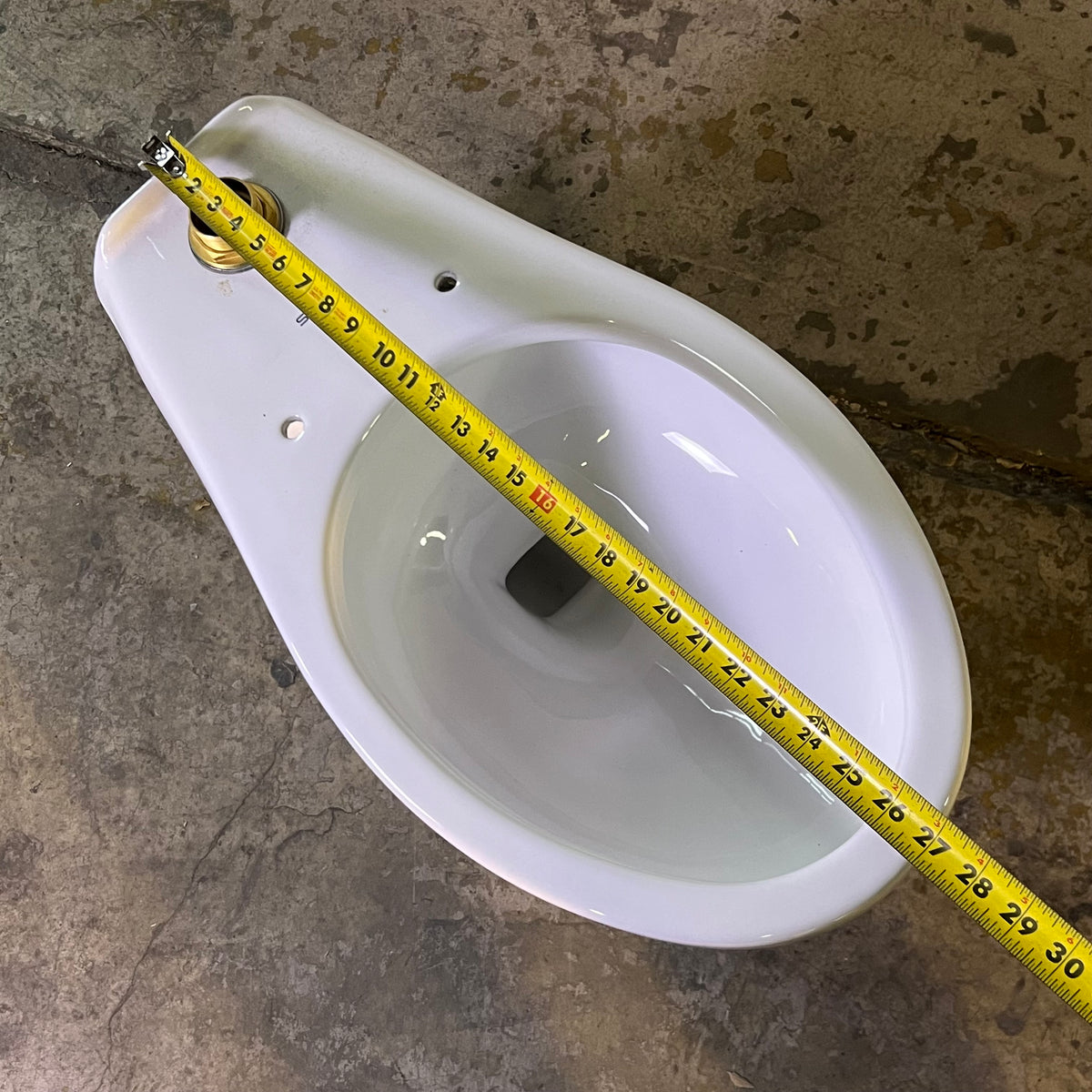 SLOAN Commercial Ada Toilet Bowl - Floor Mount Rear Outlet White 1.6 GPF ST2229A