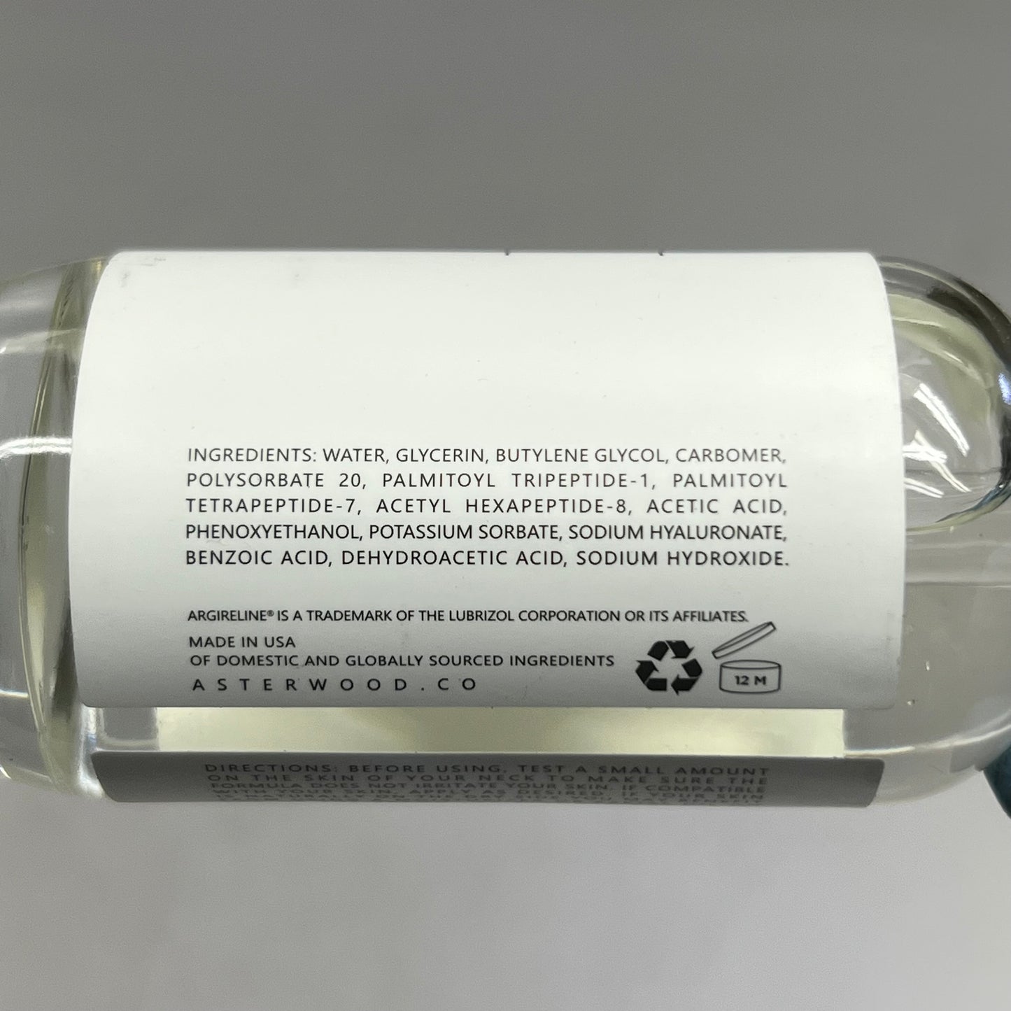ASTERWOOD Matrixyl 3000 + Argireline Serum with Hyaluronic Acid - Anti-aging 4 Fl Oz Clear X00148INUH