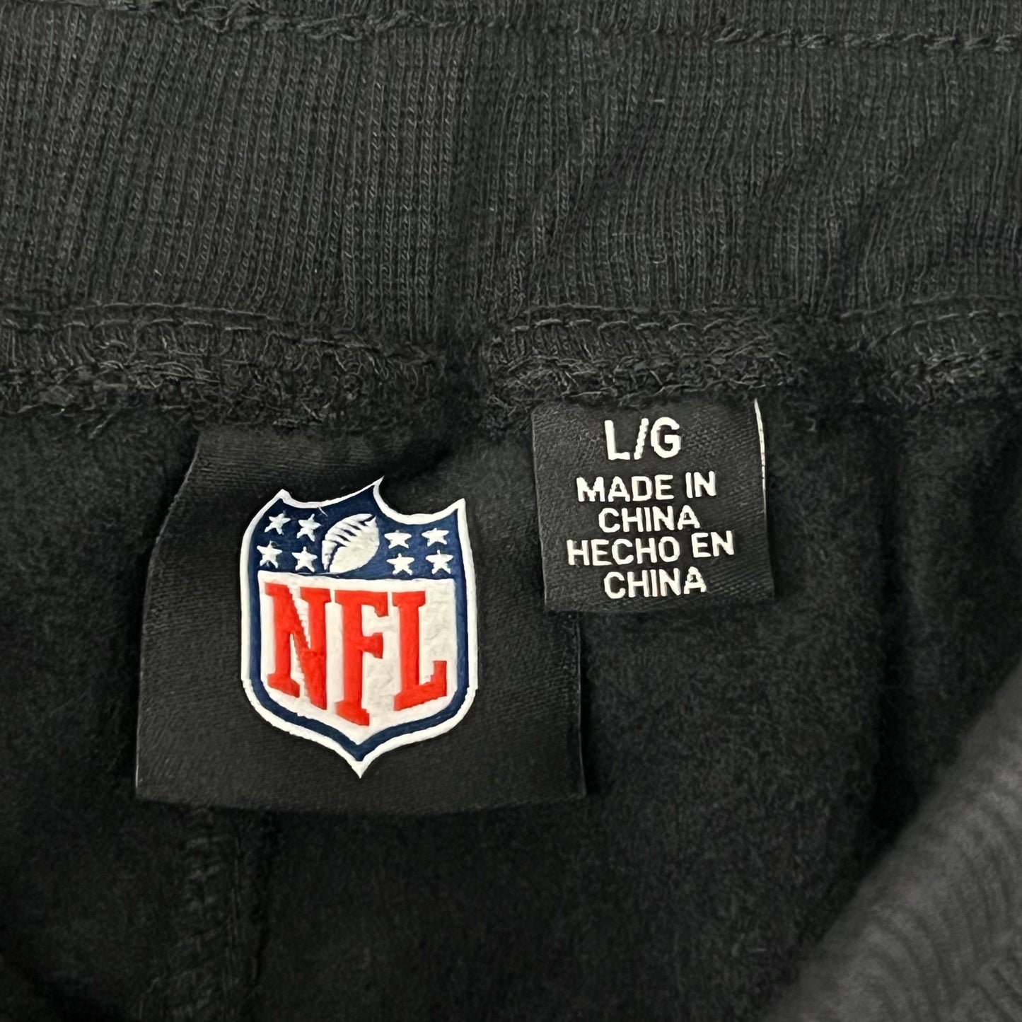 NFL Las Vegas Raiders Jogger G-lll Sports By Carl Banks Pants Men's Sz L Black