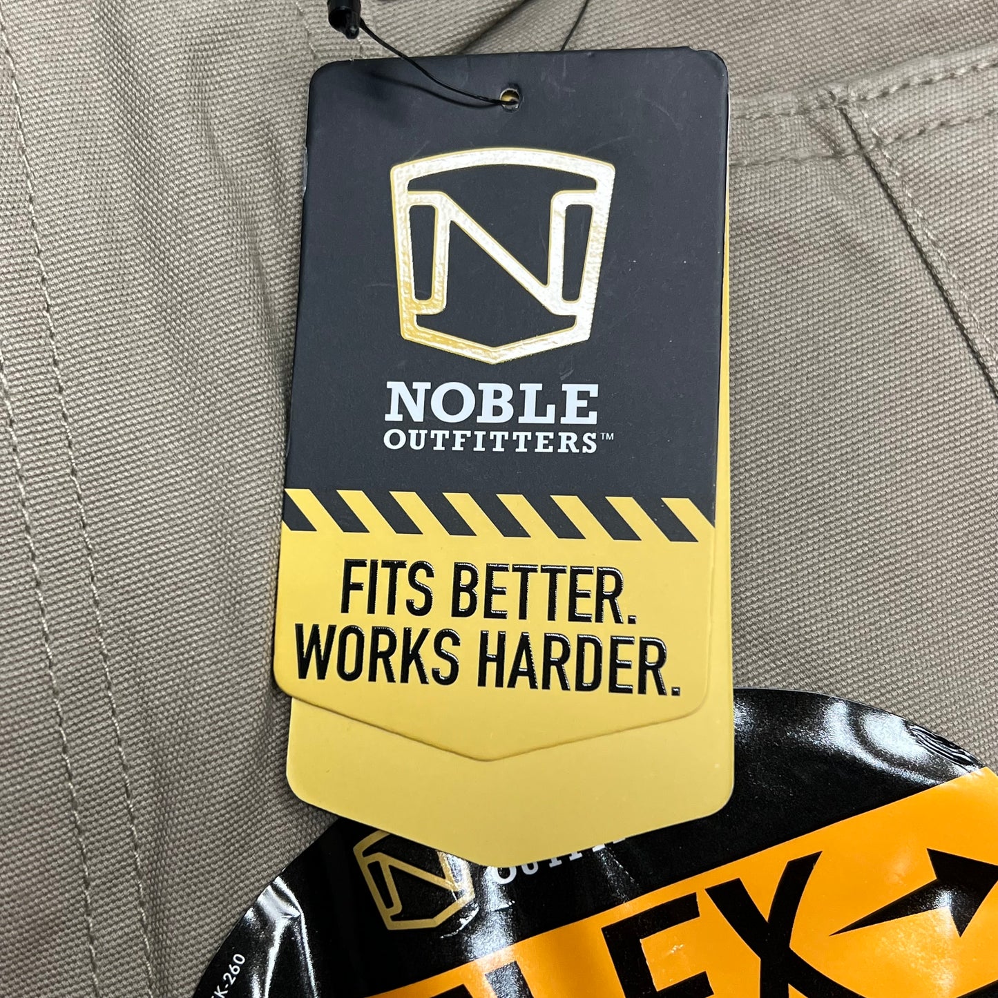 NOBLE OUTFITTERS Flex Stretch Canvas Work Pant Men's Sz 32x30 Khaki 18425