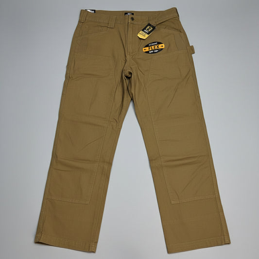 NOBLE OUTFITTERS Canvas Double Front Work Pant Men's Sz 38x30 Coyote 18452
