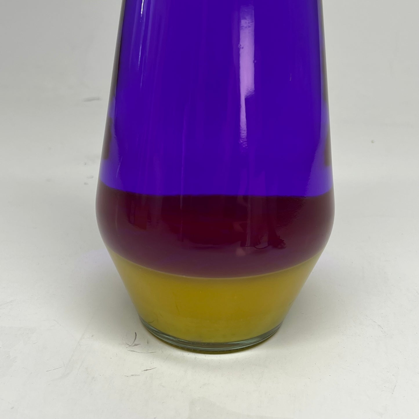 SCHYLING Classic Lava Lamp Illuminate Your Mood 16.3" Orange/Purple Silver Base