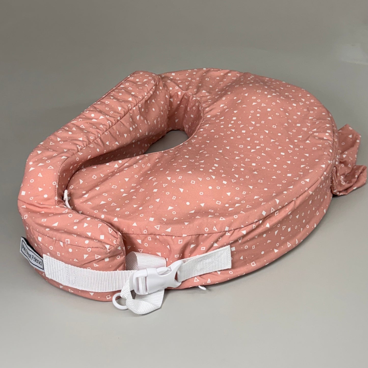 ZA@ MY BREAST FRIEND Original Side Pocket Nursing Pillow Support Dusty Rose 22" x 15"