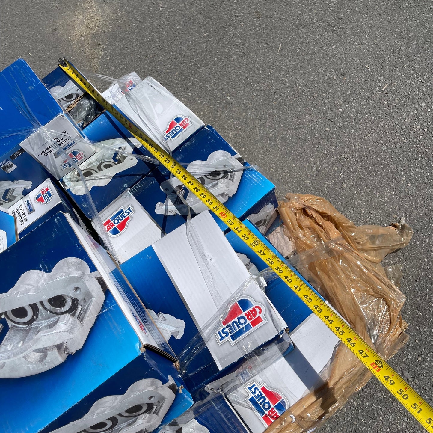 ZA@ Pallet of CAR QUEST (~18 Units) Premium Coated Brake Calipers (see images)
