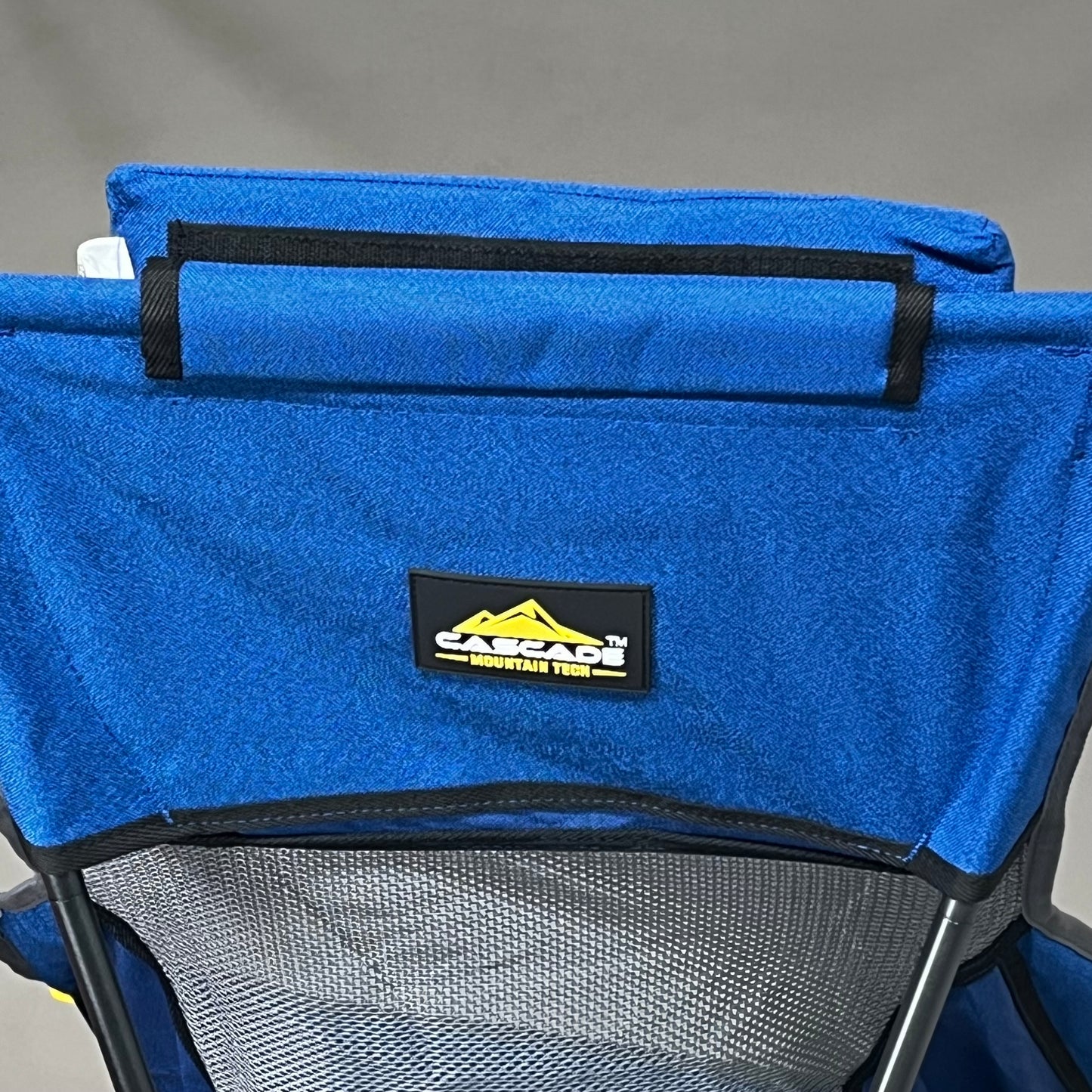 CASCADE Mountain Tech Outdoor High Back Lightweight Camp Chair Blue New/No Box