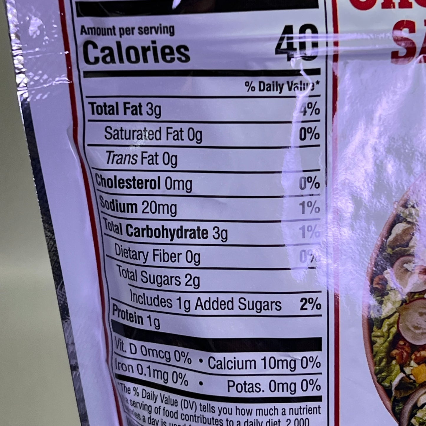 FRESH GOURMET (9 PACK) Honey Roasted Walnut & Dried Apple Topping  3 oz BB 01/26