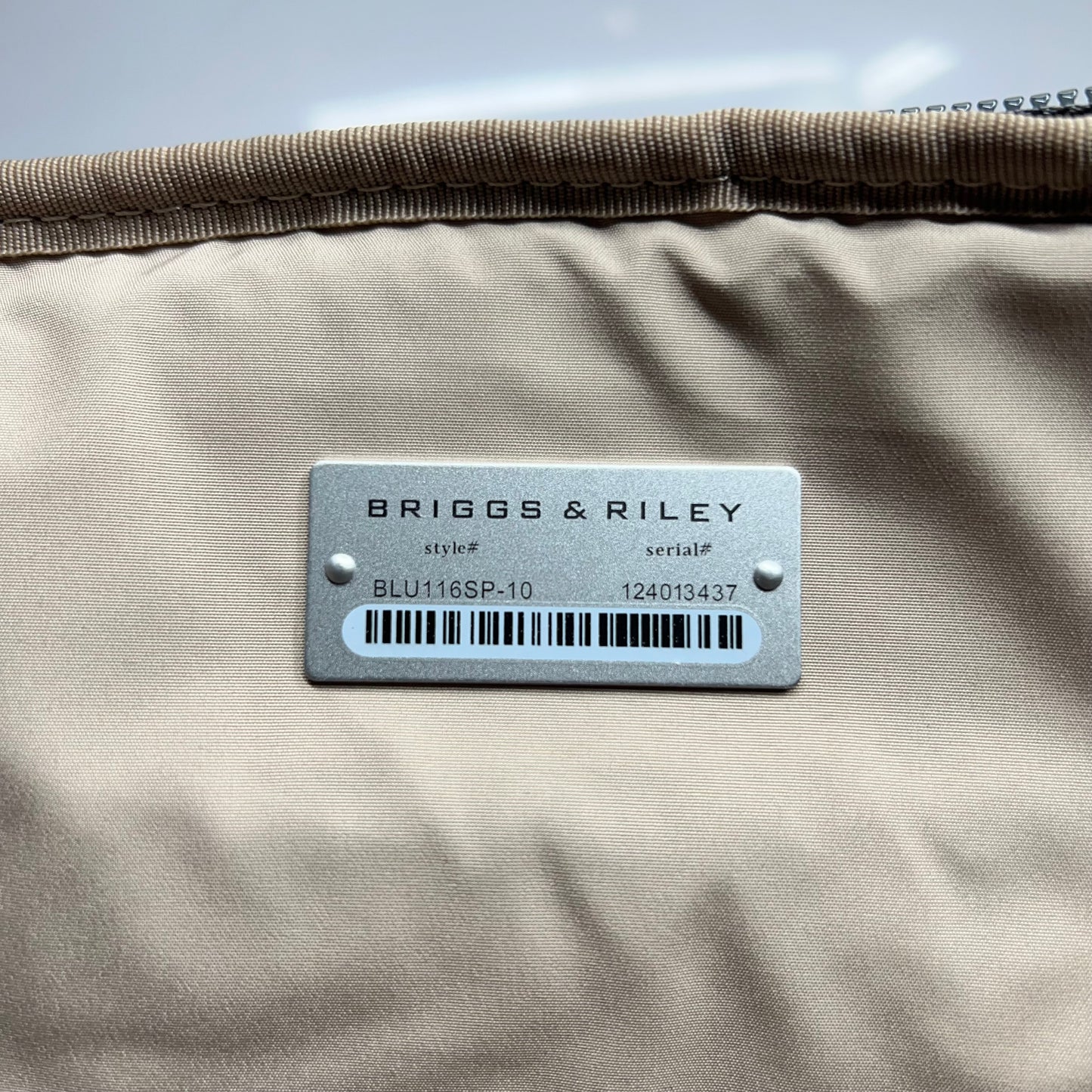 BRIGGS & RILEY Cabin Spinner Suit Case Smart Packing 14x14x8" Grey BLU116SP-10