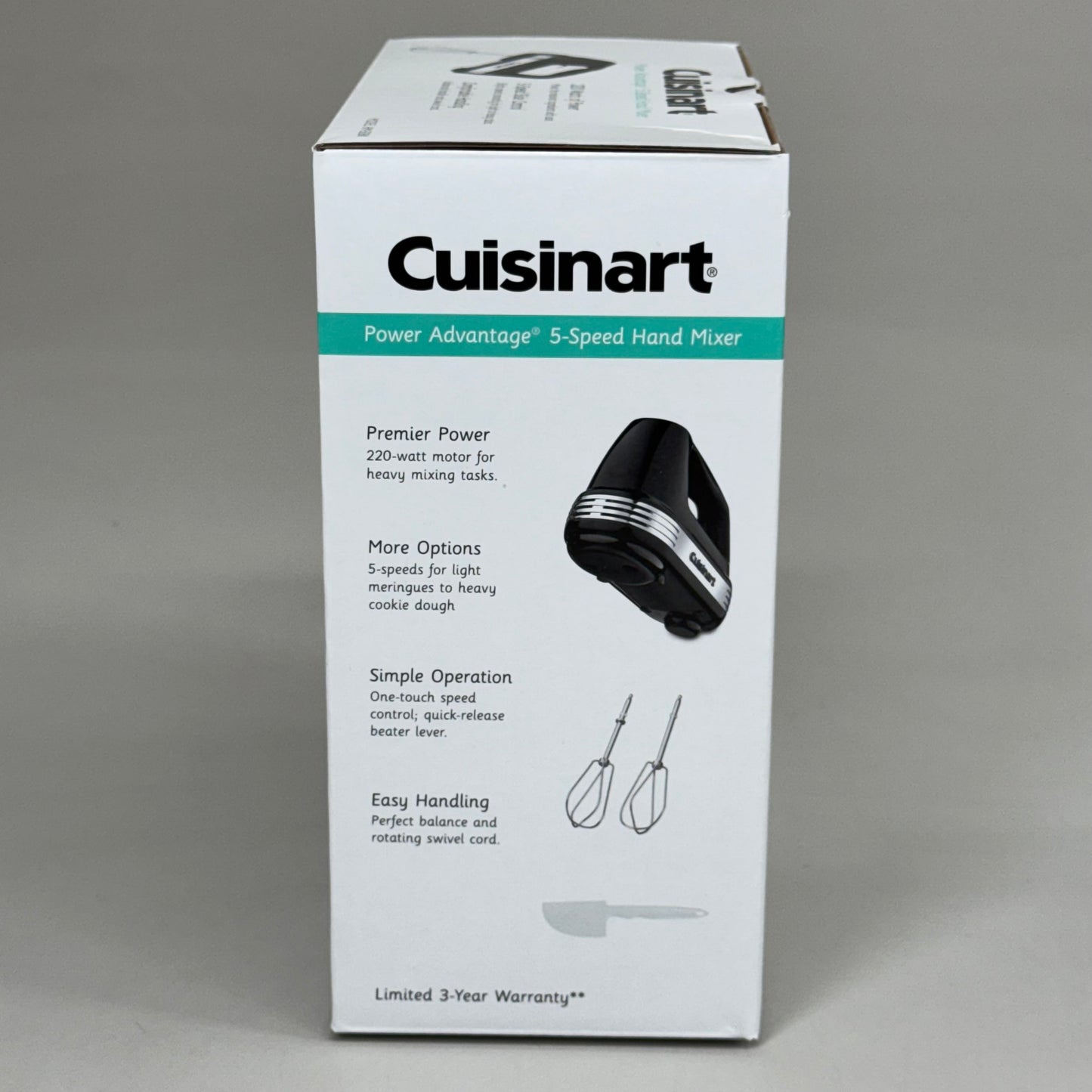 CUISINART Power Advantage 5-Speed Hand Mixer HM-50BK