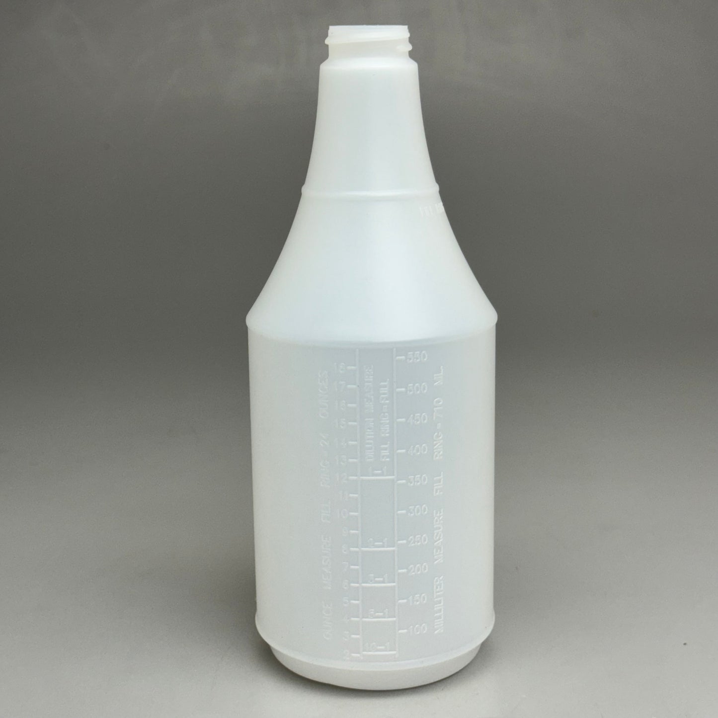 24PK Plastic Spray Bottle 24oz 8.25" White