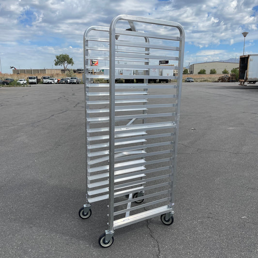 Z@ Pallet of CHANNEL Bun Pan Rack ~30 lbs Aluminum 401 AN-HD (AS-IS)