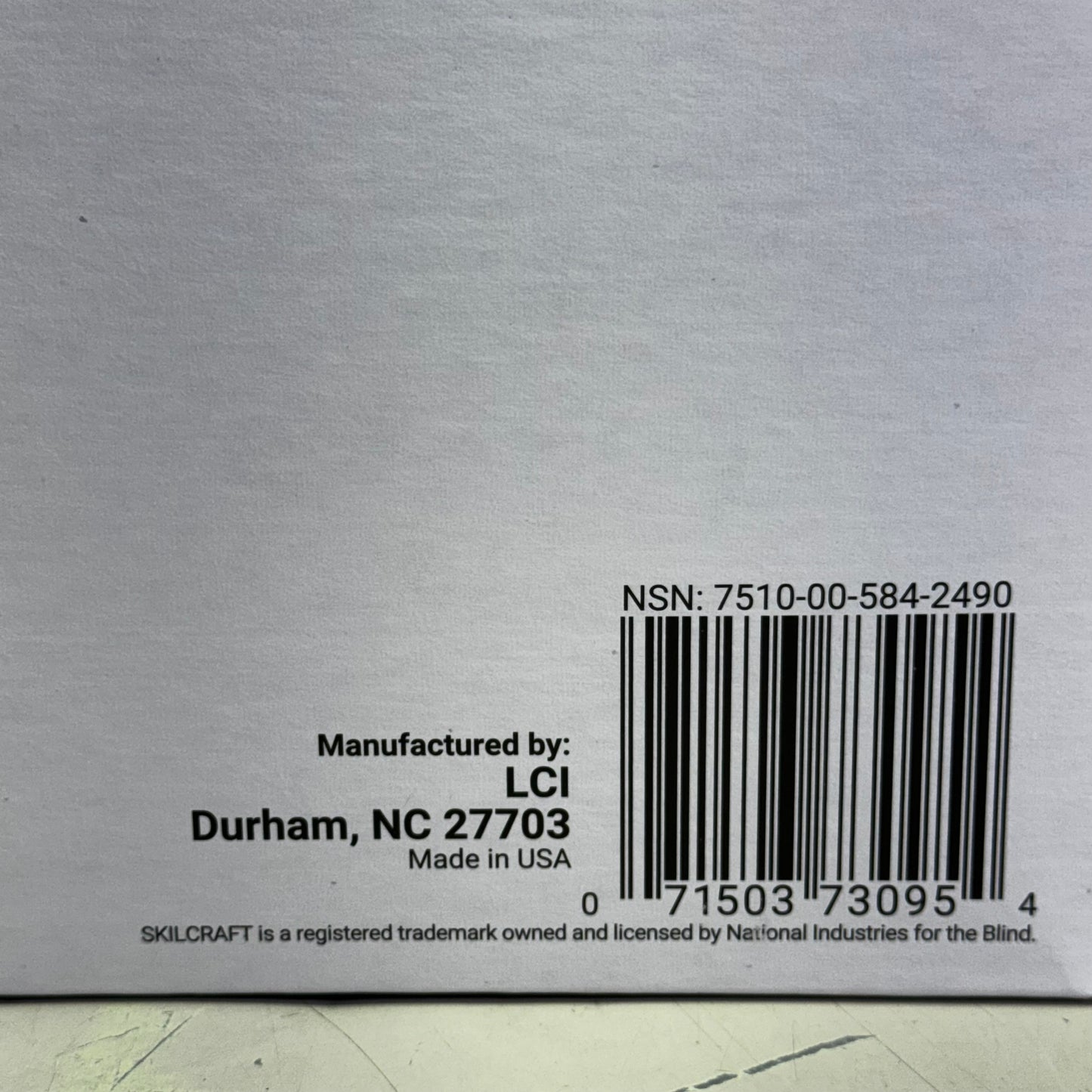 SKILCRAFT (25 PACK) Twin Pocket Portfolios, 30% Recycled 9.5"W x 11.5"L Light Blue NC27703