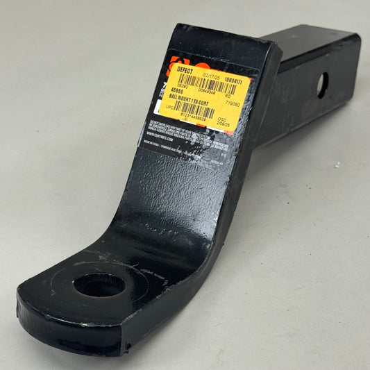 CURT Ball Mount Hitch Steel Shank No Ball 12" Overall Length Black 50703C-R1 (As-Is See Images)
