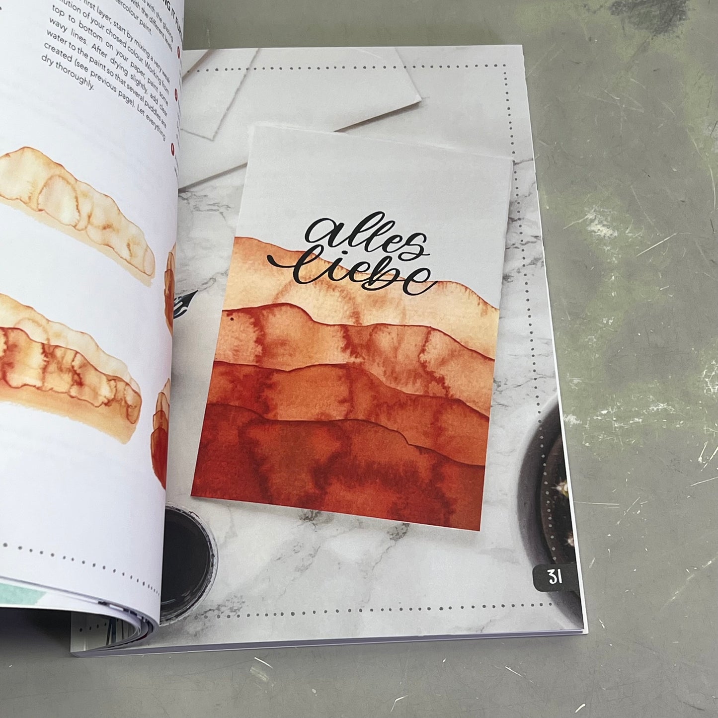 WATERCOLOR MEETS HANDLETTERING A Book Of Blogger Projects Paperback Book