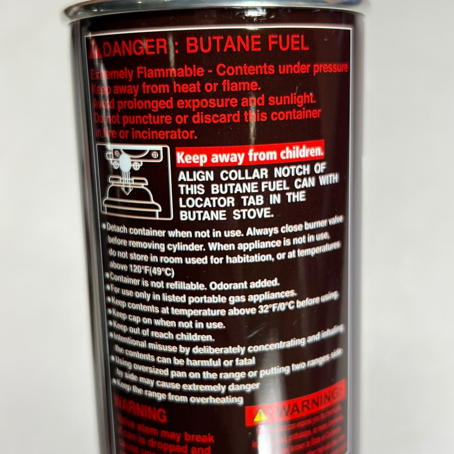 ZA@ VULCANUS (3 PACK) Butane Gas Cartridge for Portable Gas Stoves 8 oz