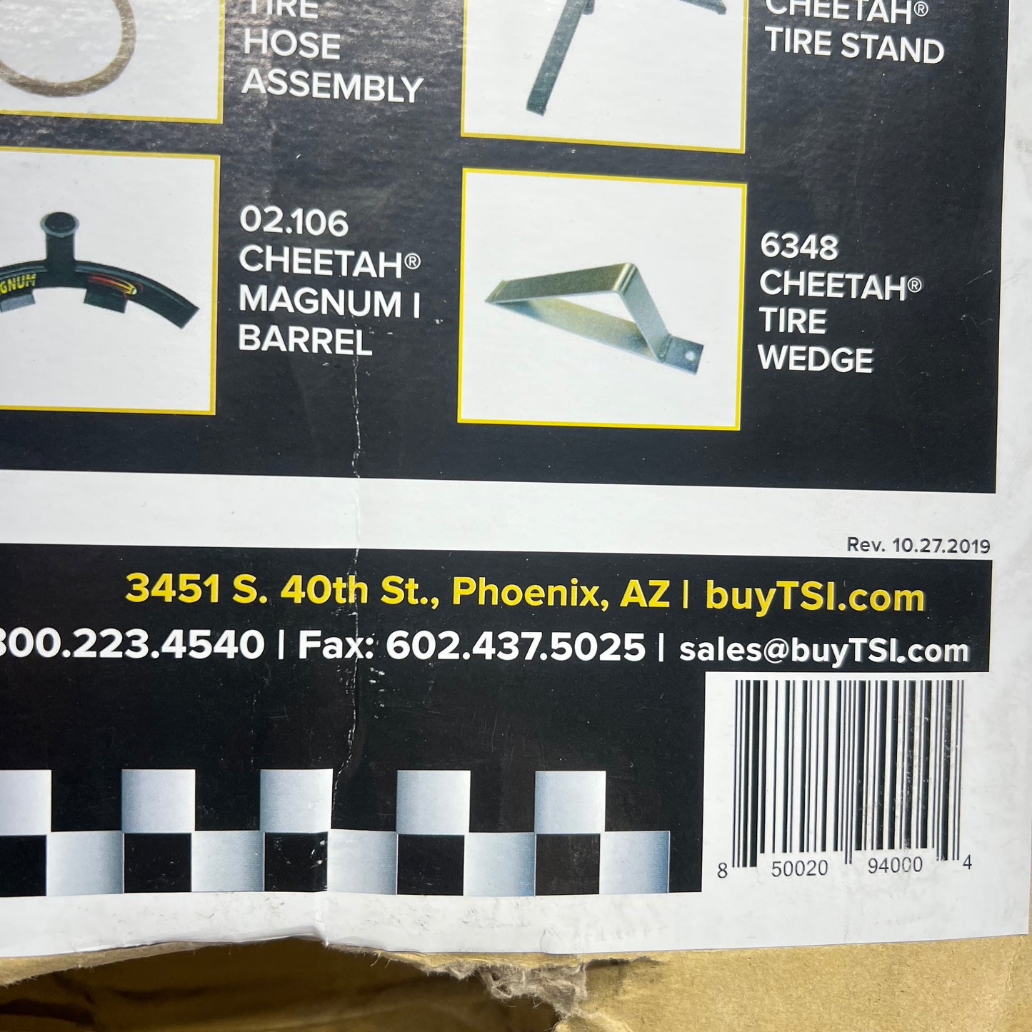 TSI Cheetah Bead Seater Steel 5 Gal ASME Certified 1-1/2″ tank Opening CH-5