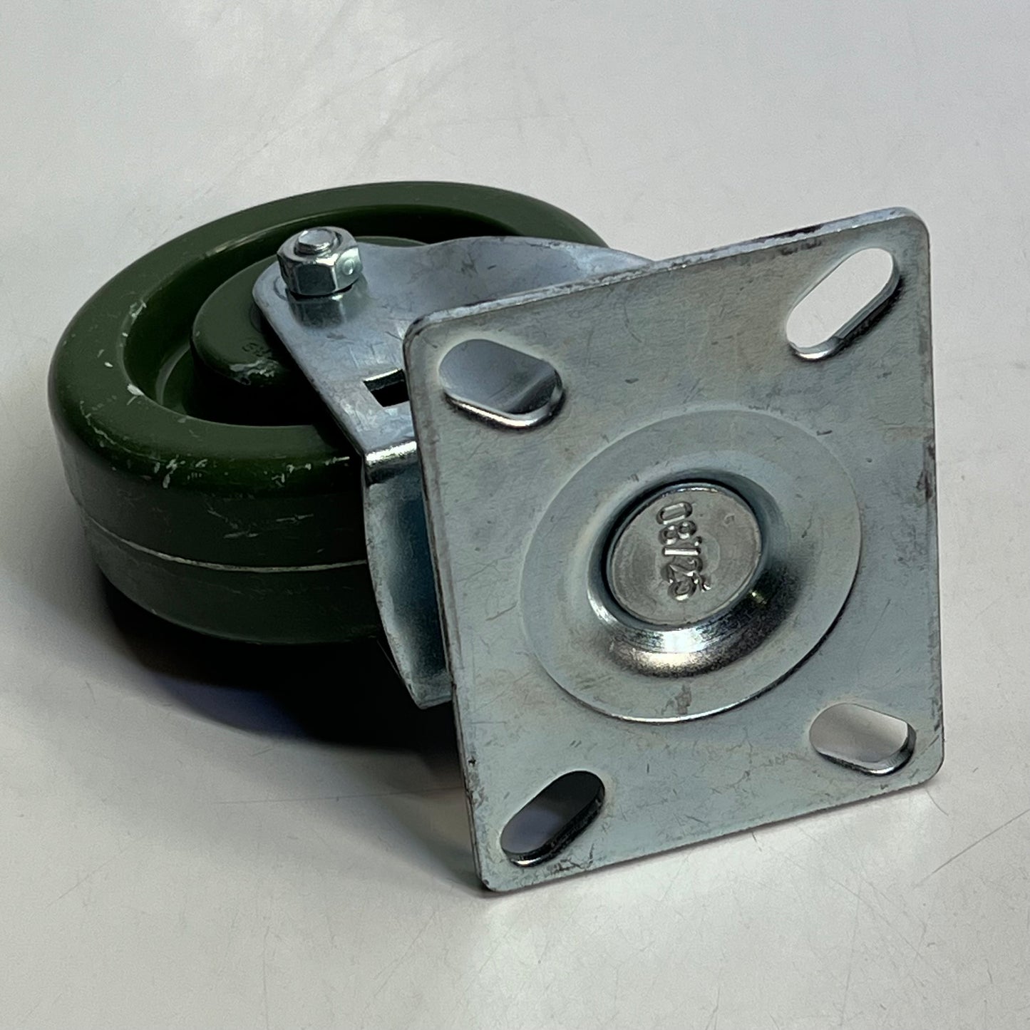 P&H CASTERS (2 PACK) SS Caster Epoxy Hi-Temp Wheel 3.125x4.125 Top Plate Green