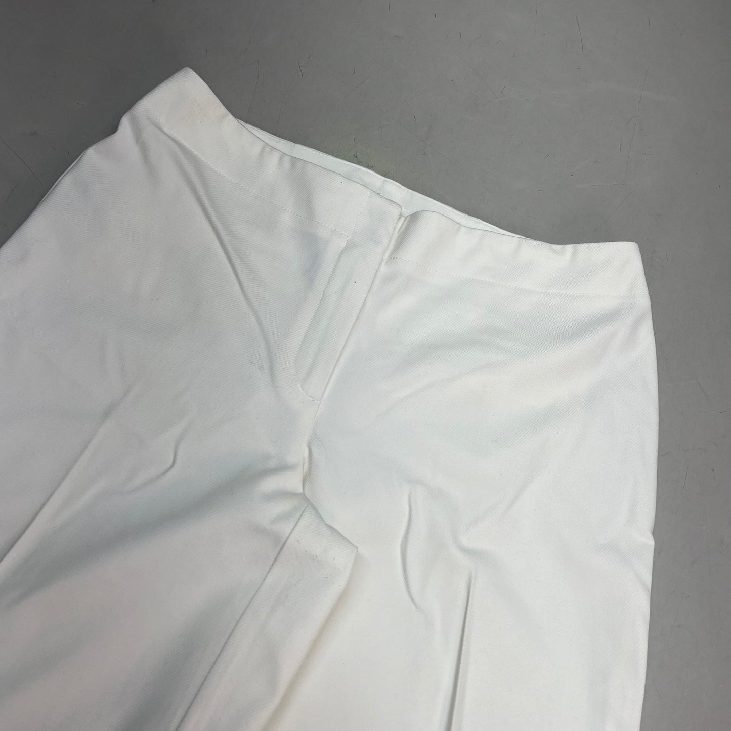 CHICOS Lightweight Straight Wide Leg Pants Women's Sz 0.5 White/Crème