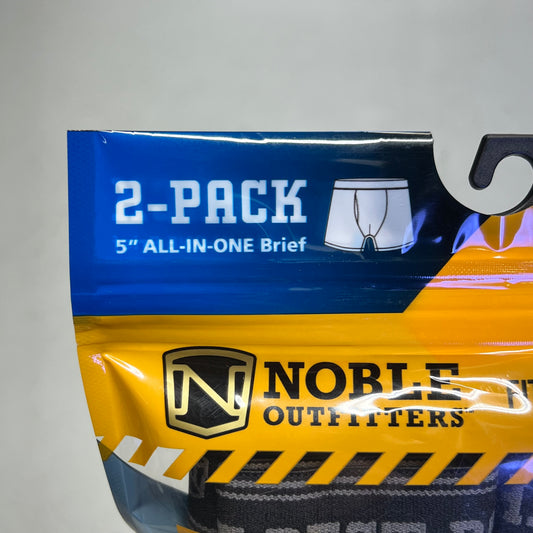 NOBLE OUTFITTERS (SET OF 2) The Best Dang Performance Brief Men's Sz M Black