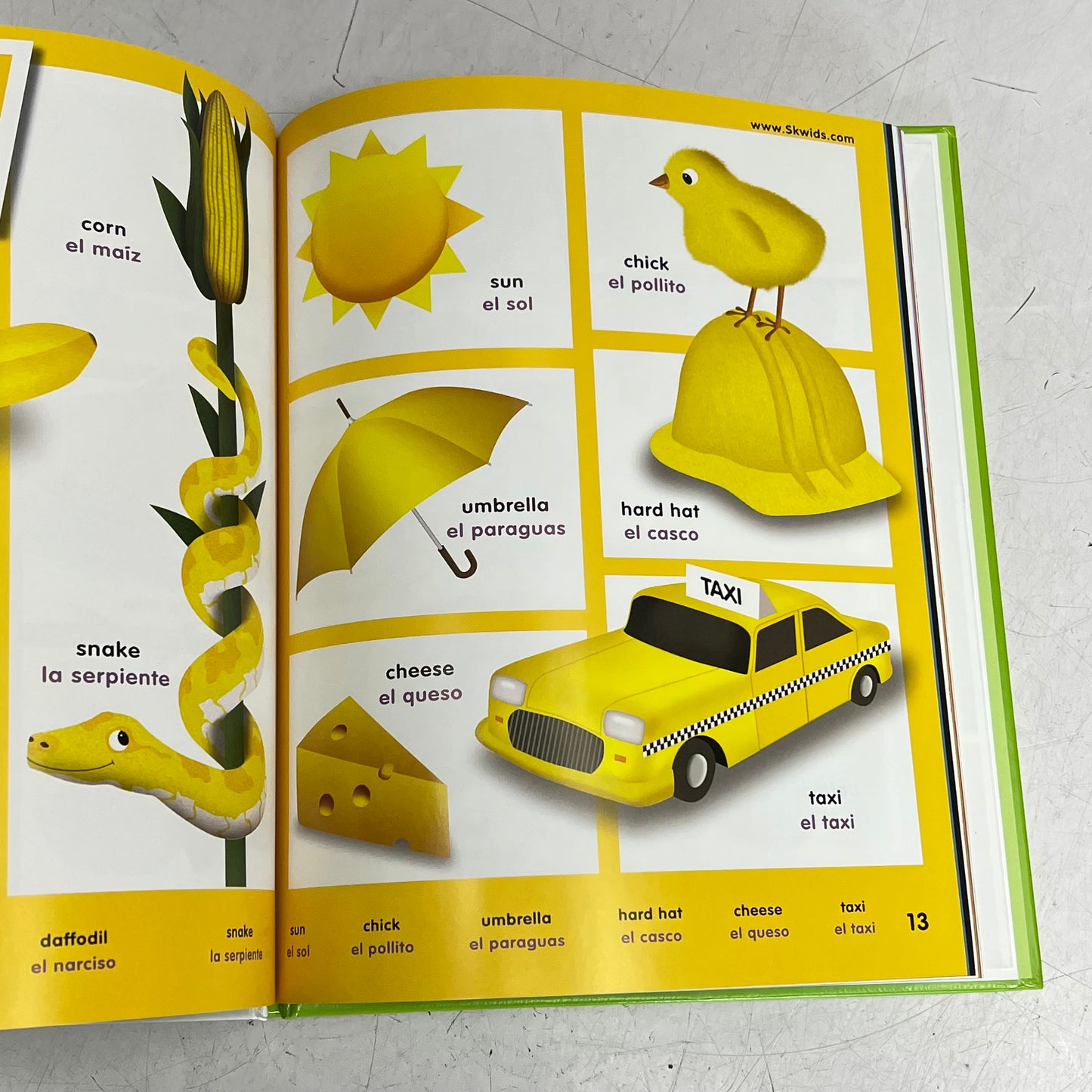 MY BOOKS OF COLORS, NUMBERS, SHAPES & WORDS Children's Hardback Bilingual Set