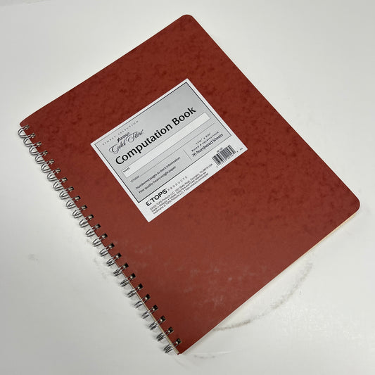 AMPAD (2 PACK) Gold Fibre Computation Book Tops Products 11 3/4"x9 1/4" 22-157