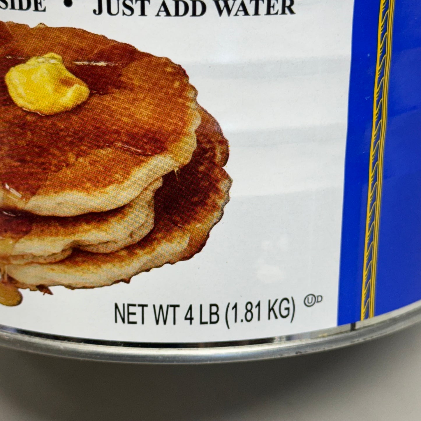 MOUNTAIN MAID (6 Pack) Buttermilk Pancake & Waffle Mix 4Lb in Can BB 07/24/27