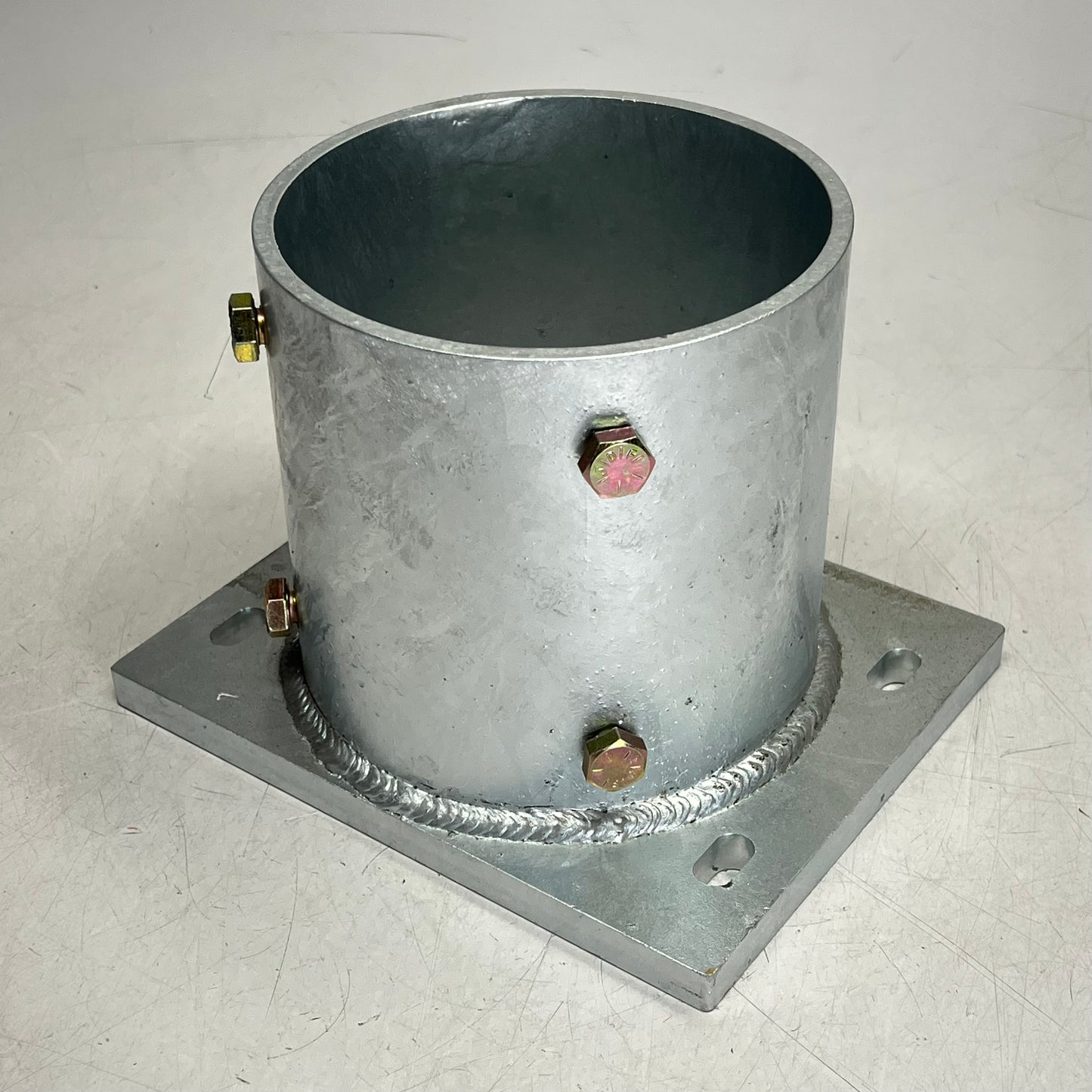 PLP Mpm G2 Pipe Cap Assembly Solar Mounting System 6"x4" Silver 5950061-HGS-VERZ