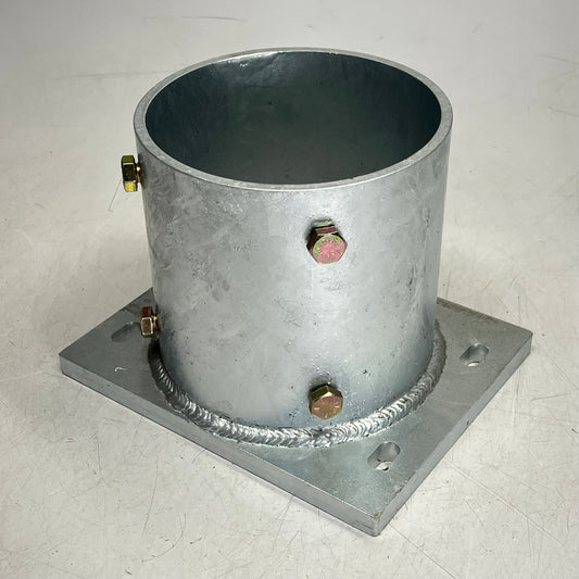 PLP Mpm G2 Pipe Cap Assembly Solar Mounting System 6"x4" Silver 5950061-HGS-VERZ