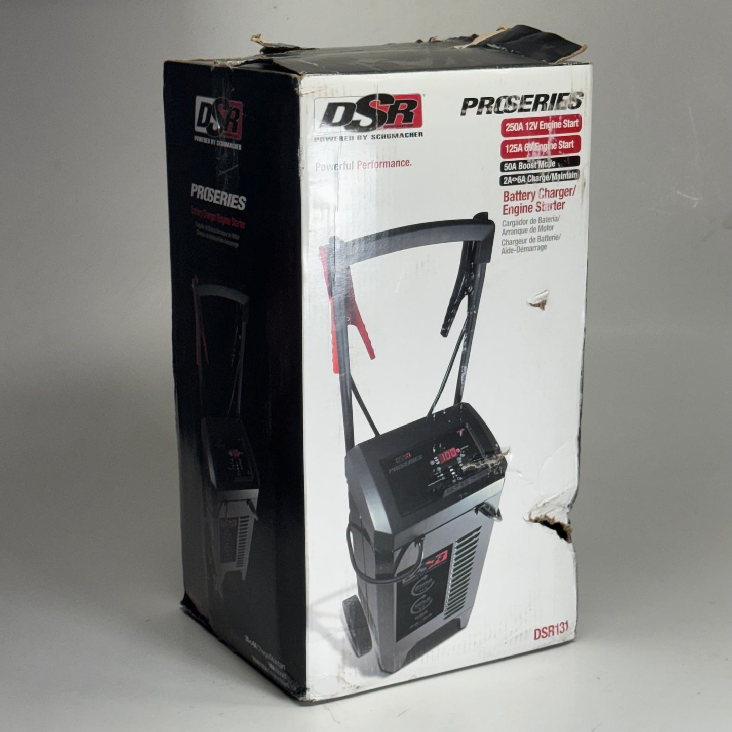 DSR ProSeries Battery Charger 250A/12V Black DSR131 (New Other, Distressed Box)