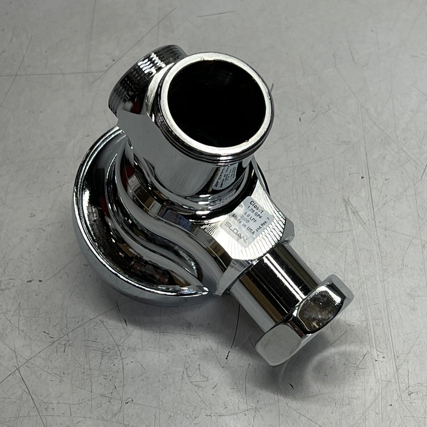 ZA@ SLOAN Exposed Manual Water Closet Flushometer 1.28 GPF Chrome Plate 111-1.28 ( As-Is) May Get One w/ More Dirt