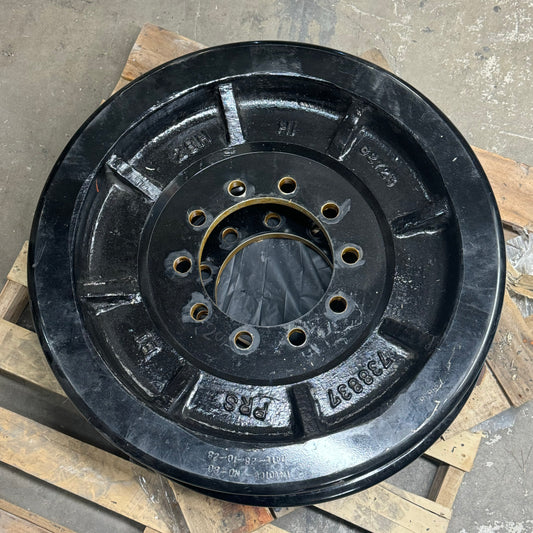 Heavy-Duty Industrial Wheel Model: 738837 G2723 PRS 28H BT Black