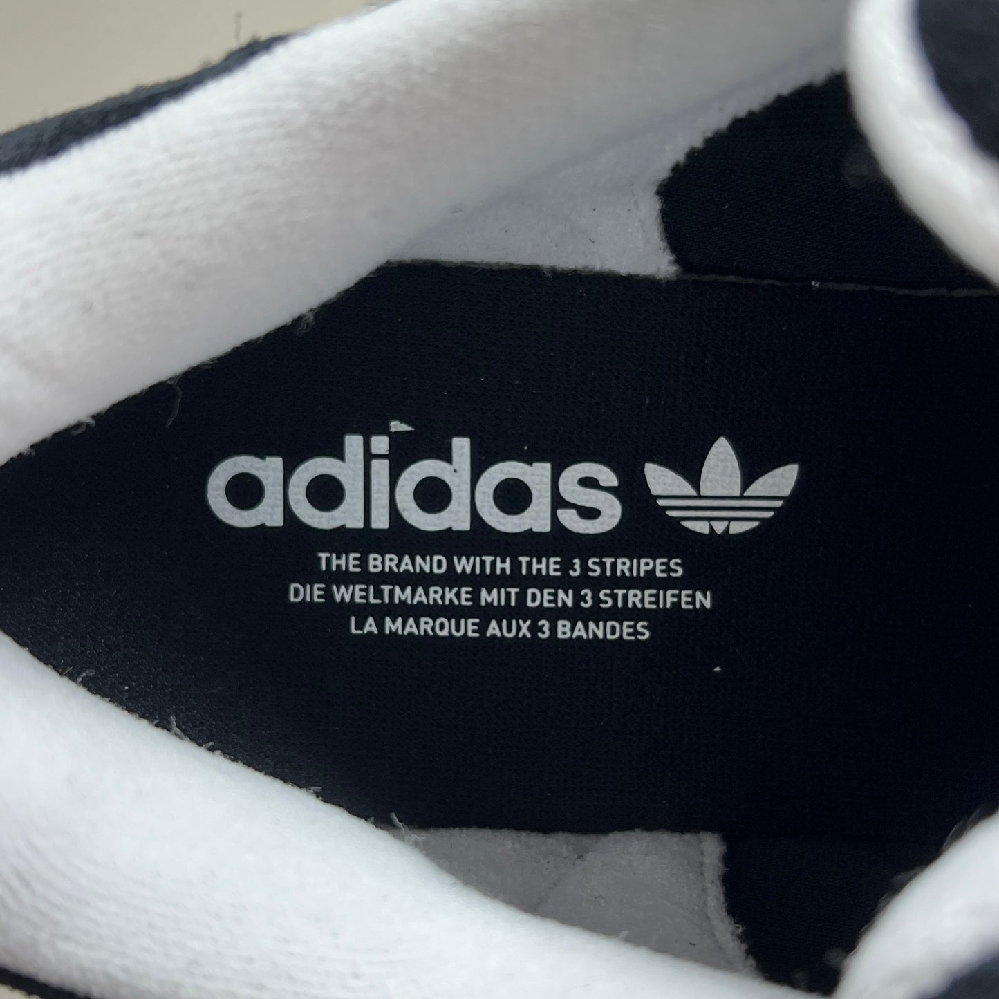 ADIDAS Campus 00s Fat Lace Sneaker Men's Sz 10 Core Black/Cloud White/Off White