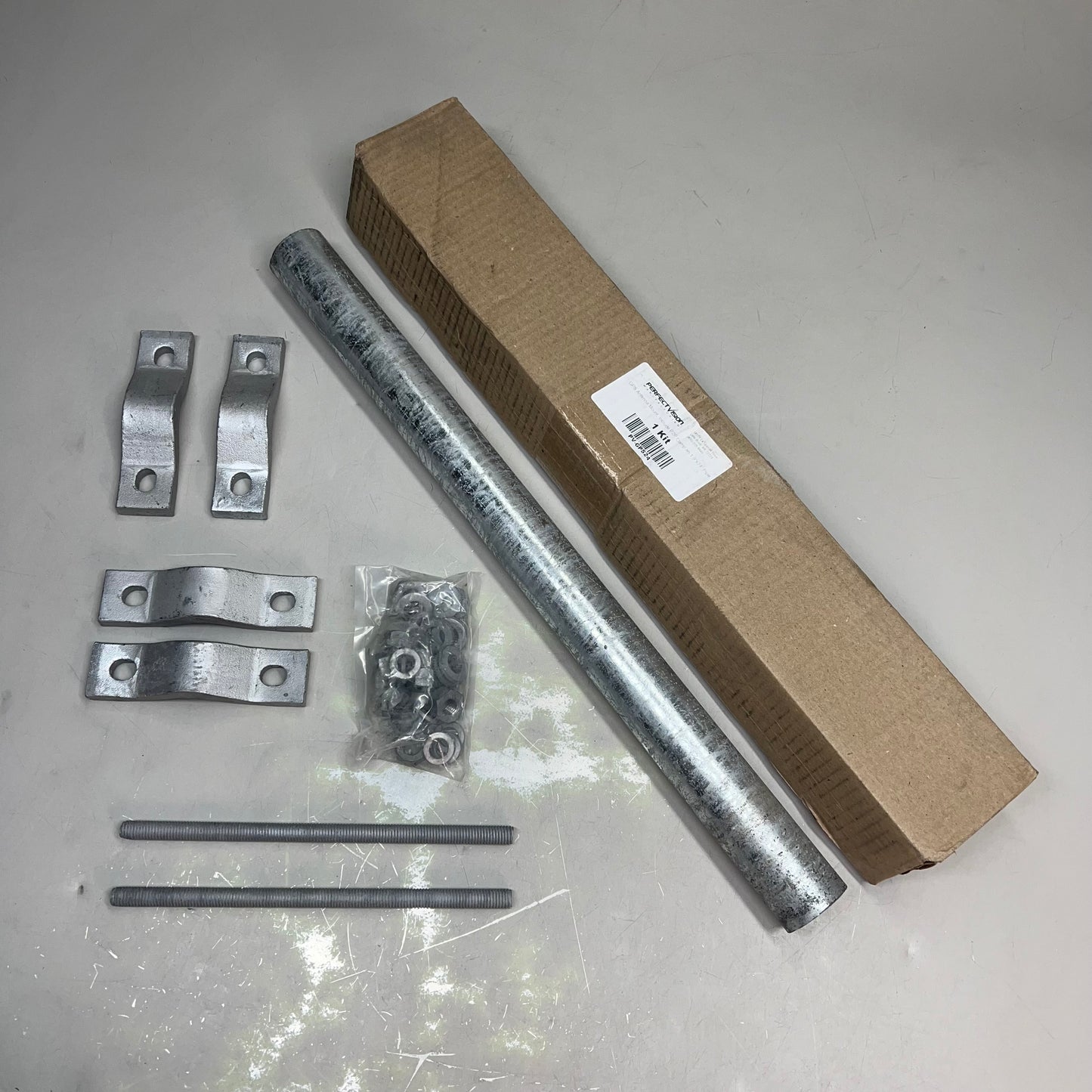 PERFECT VISION Antenna Mounting Brackets P2P Clamp  1.9" X 24" Pipe PV-GPS24