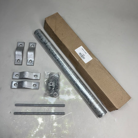 PERFECT VISION Antenna Mounting Brackets P2P Clamp  1.9" X 24" Pipe PV-GPS24