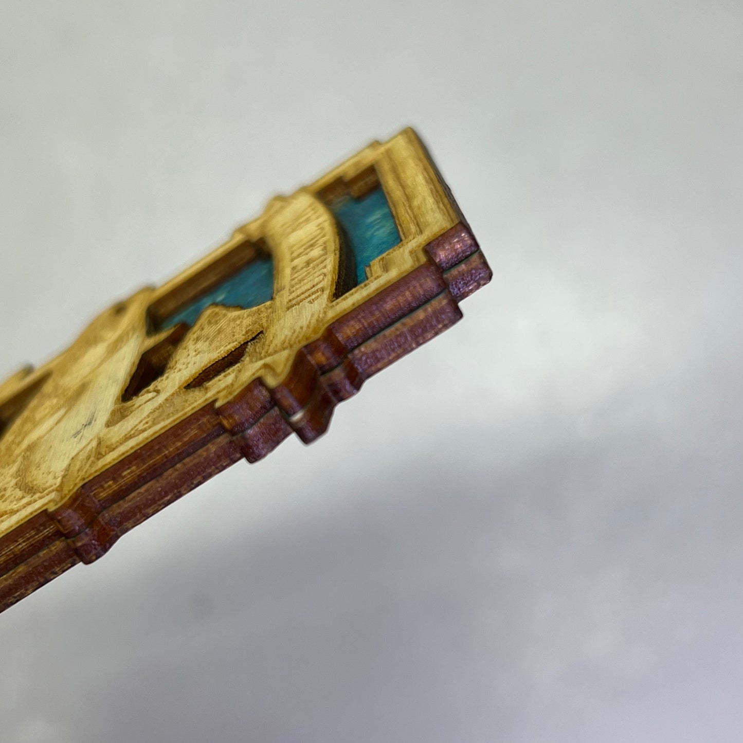 (2 PACK) Trout Fish Laser Cut Wood Magnet Souvenir From JUNEAU, AK Made In USA