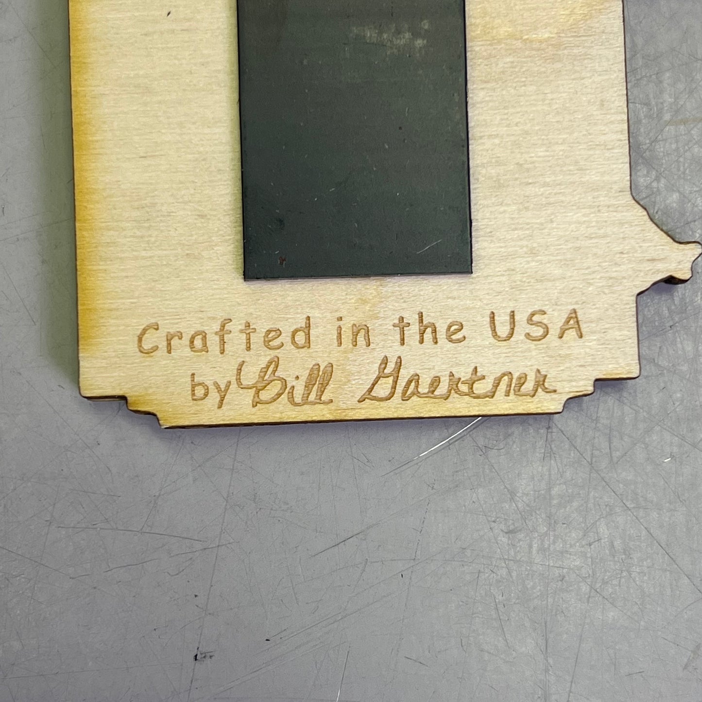 (2 PACK) Puffin Birds Laser Cut Wood Magnet Souvenir JUNEAU, AK Made In USA