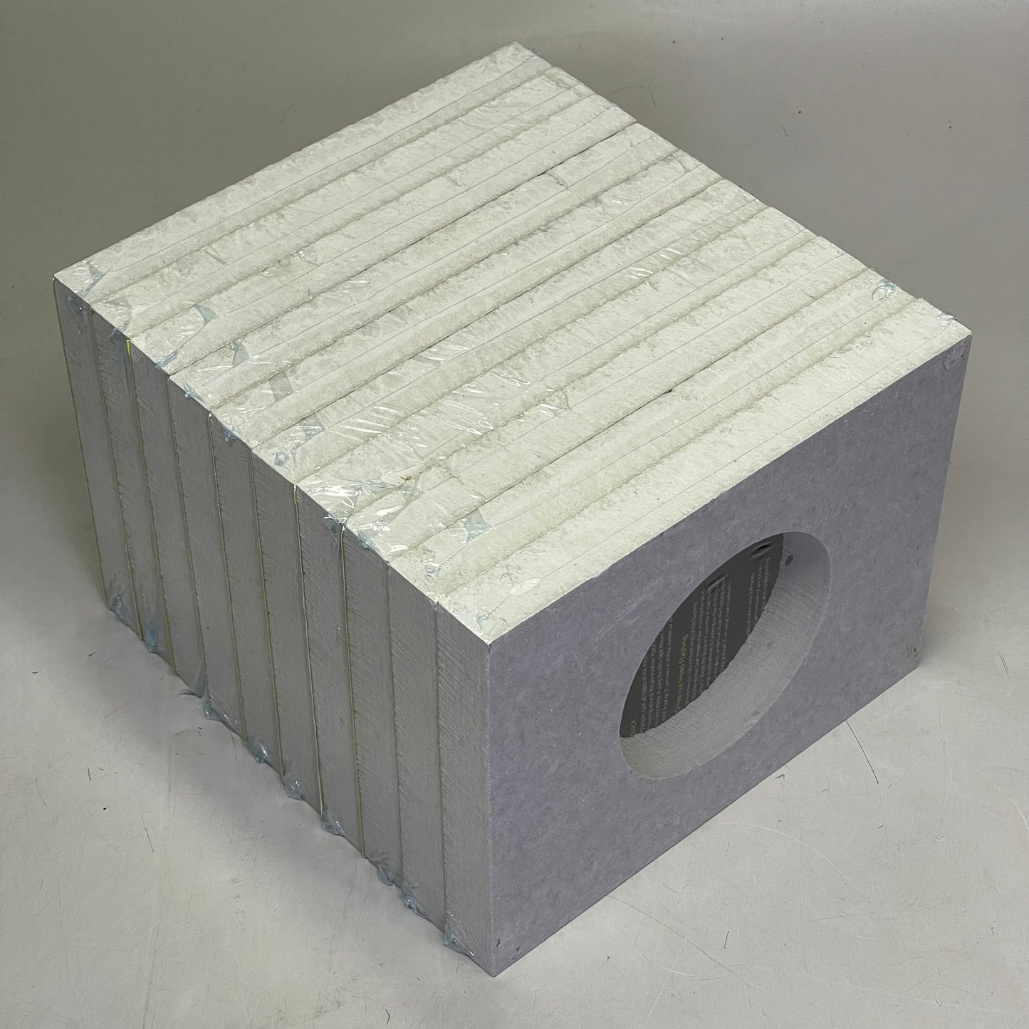 PORTLANDPRODUCTS (10 PACK) Primed Smooth Vent Block O/D 7.25" x 9.25" x I/D 4.25" Grey PPS307VB