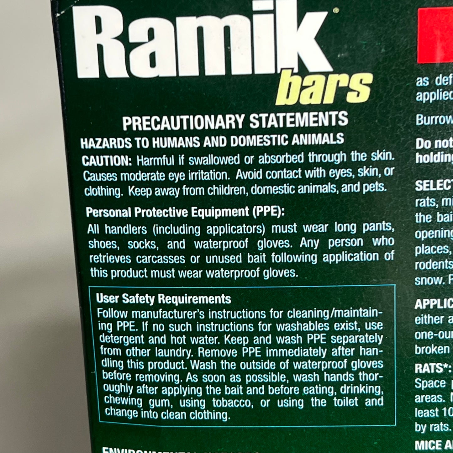 ZA@ NEOGEN All Weather Ramik Bars Fish Flavored for Rats  4lbs  Light Brown 116334