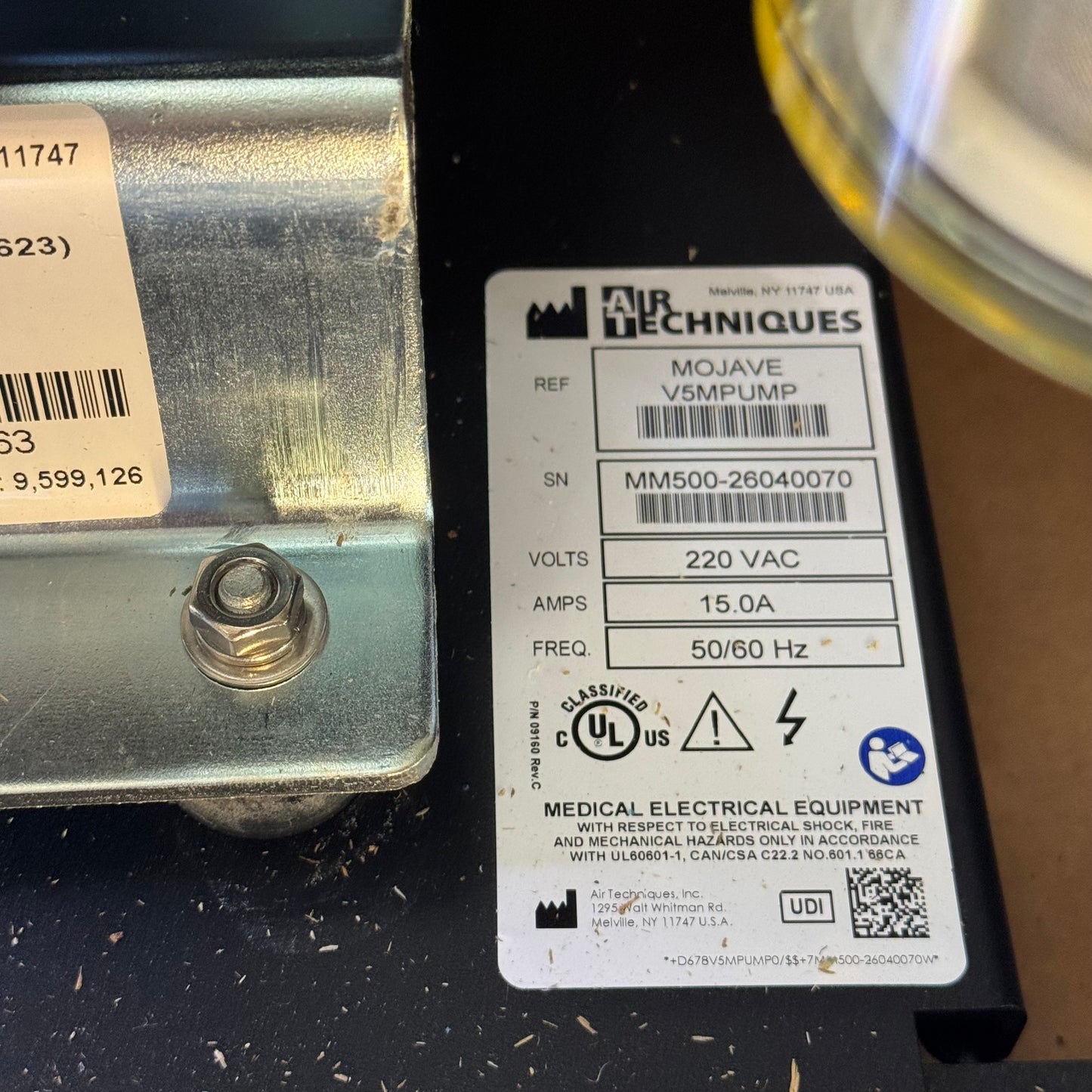 MOJAVE Dry Vacuum System Pump 3-Phase 220V V5MPUMP