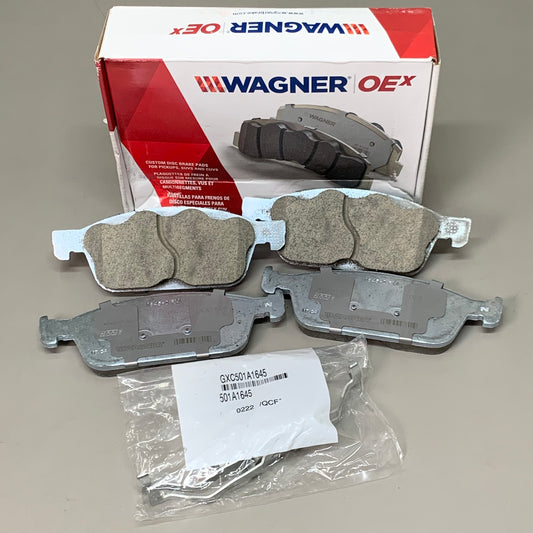 WAGNER OEx Ceramic Disc Brake Pad Set 7" x 3" Grey OEX1645