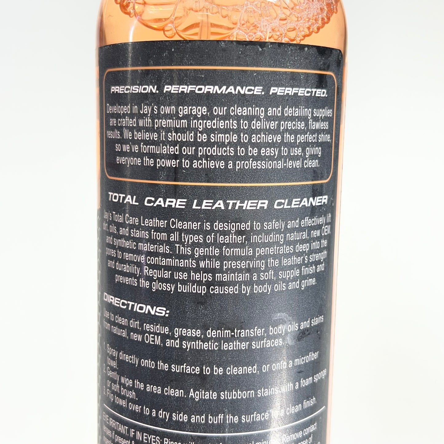 ZA@ JAY LENO'S GARAGE (2 PACK) Total Care Leather Cleaner Gentle Formula  16 fl oz