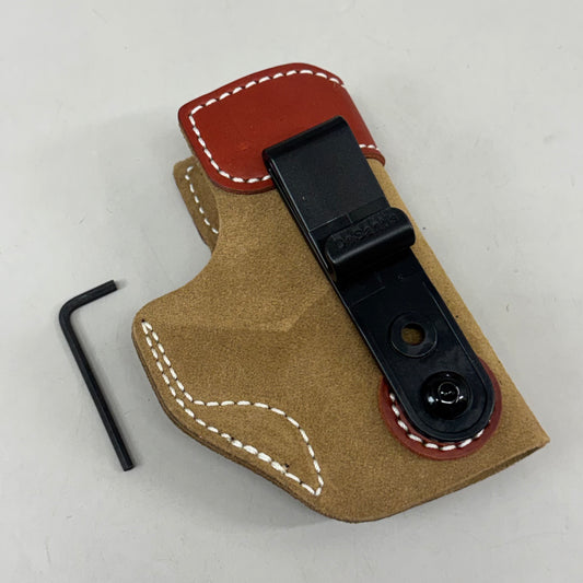 DESANTIS Inside The Waistband Holster RH Sof Tuck Gunhide Tan 106NAI4Z0