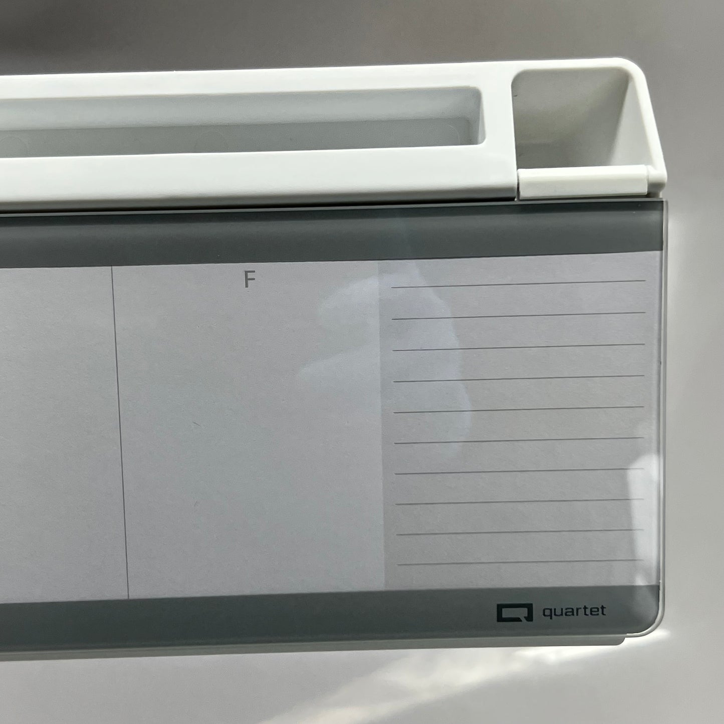 QUARTET Desktop Fiber Glass Dry Erase Board W/ Flip-top 18" x 6" White Q090F04-R