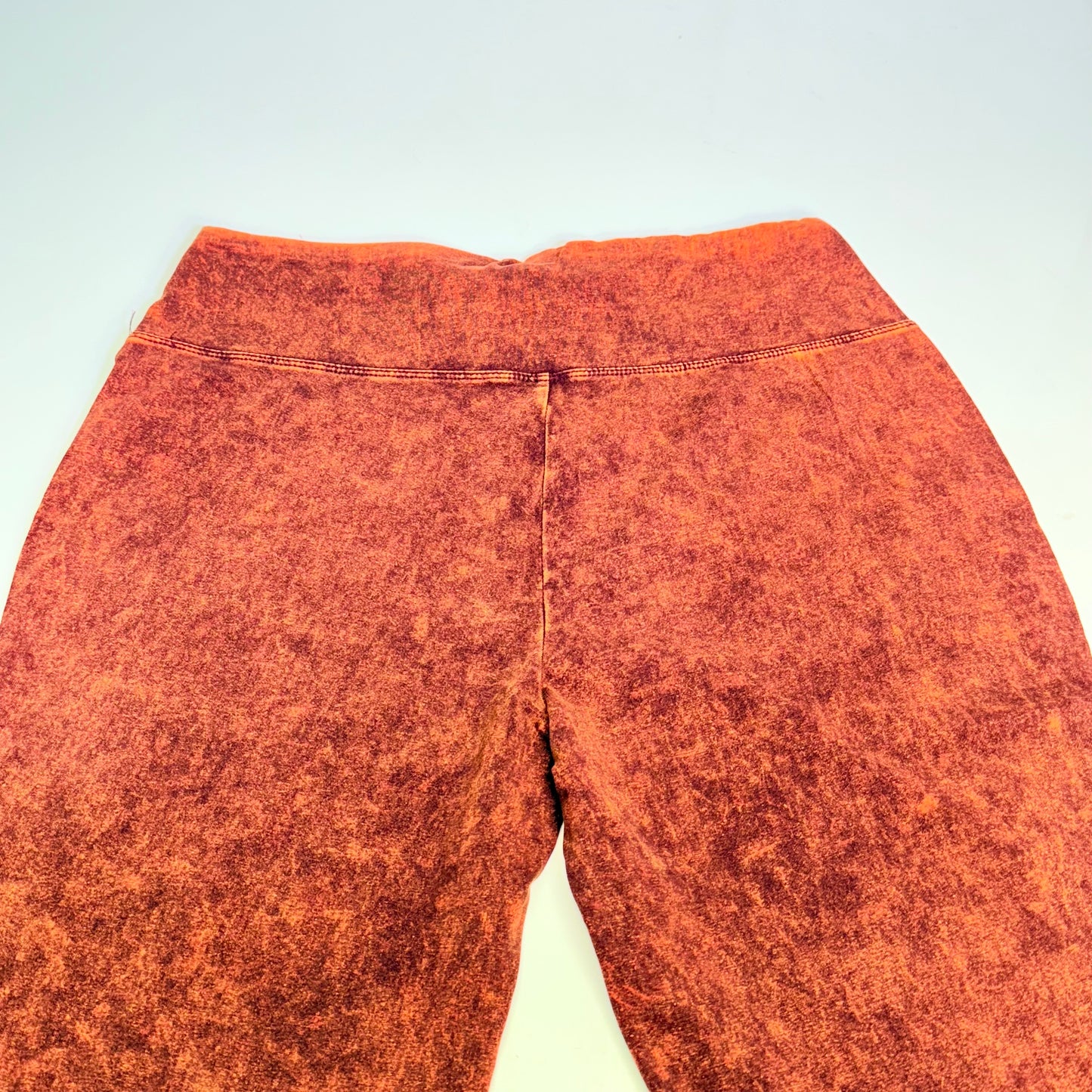ZENANA Zenana Mineral Wash Wide Waistband Legging Size 2x Almond (New)