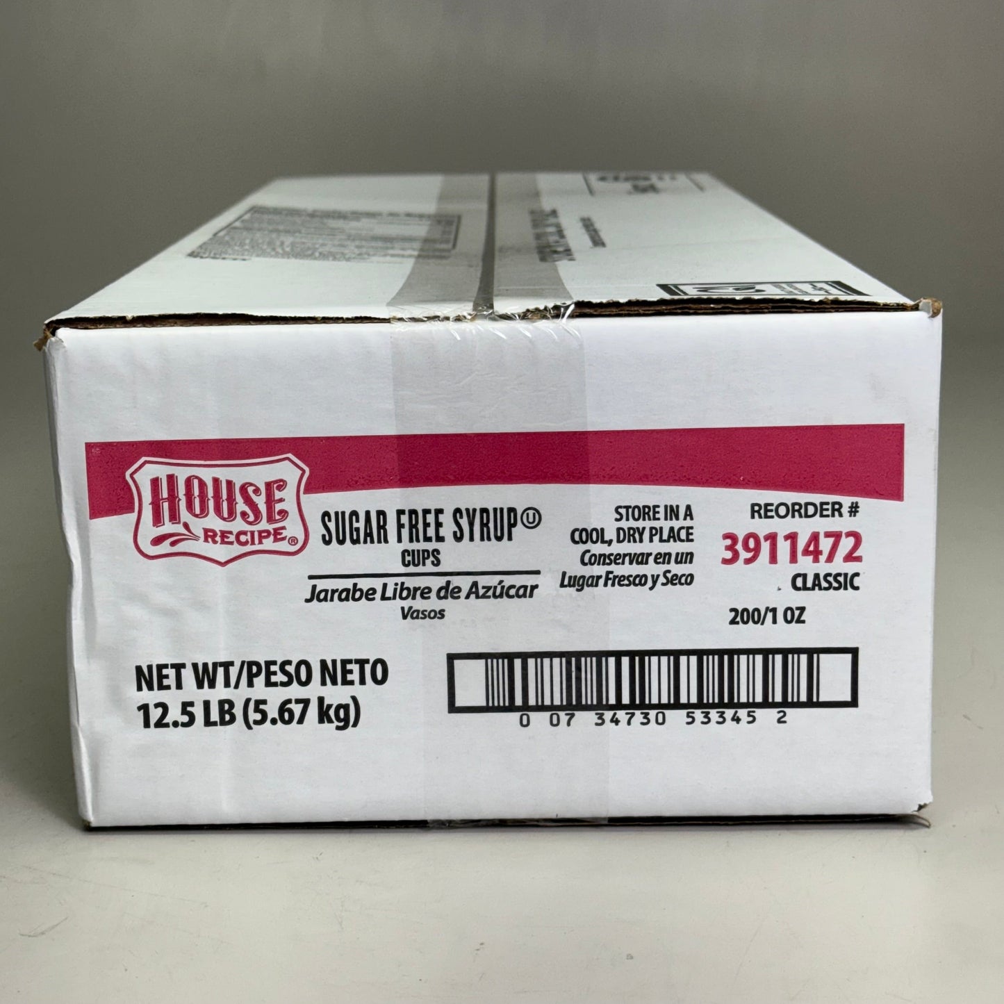 ZA@ HOUSE (200 PACK) Sugar Free Syrup Cups 1oz (New) B