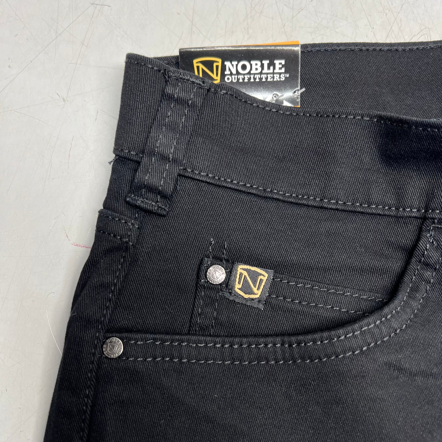 NOBLE OUTFITTERS Flex 5-Pocket Twill Work Pant Men's Sz 30x30 Black 18450