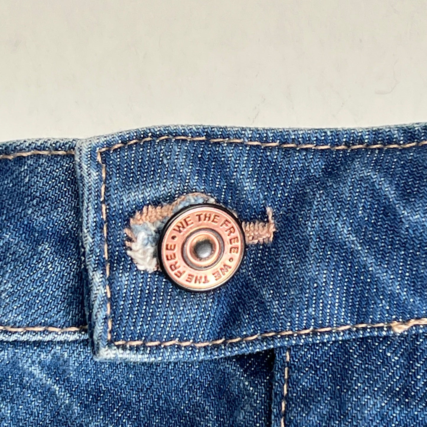 FREE PEOPLE Gallivanting Peekaboo Skort Women's Sz 31 Blue Rebel OB1904070