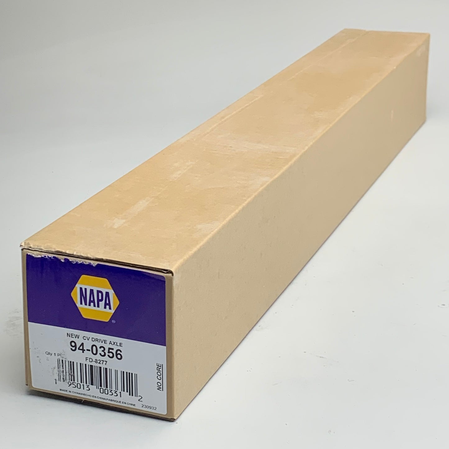 NAPA Premium CV Drive Axle Grooved 31 Spline 25.31" for Ford & Lincoln 94-0356