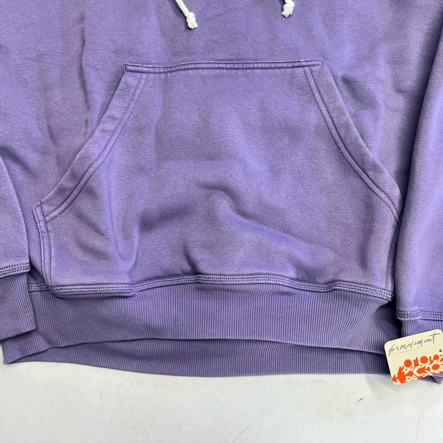 FREE PEOPLE MOVEMENT Slouchy Relaxed Fit Pullover Hoodie Women's Sz S Purple